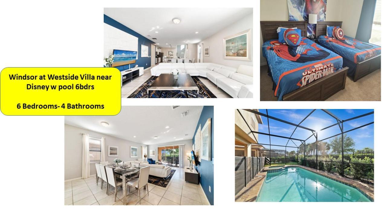 Luxury New Villa Near Disney With Pool 6Bedrooms Кисими Екстериор снимка